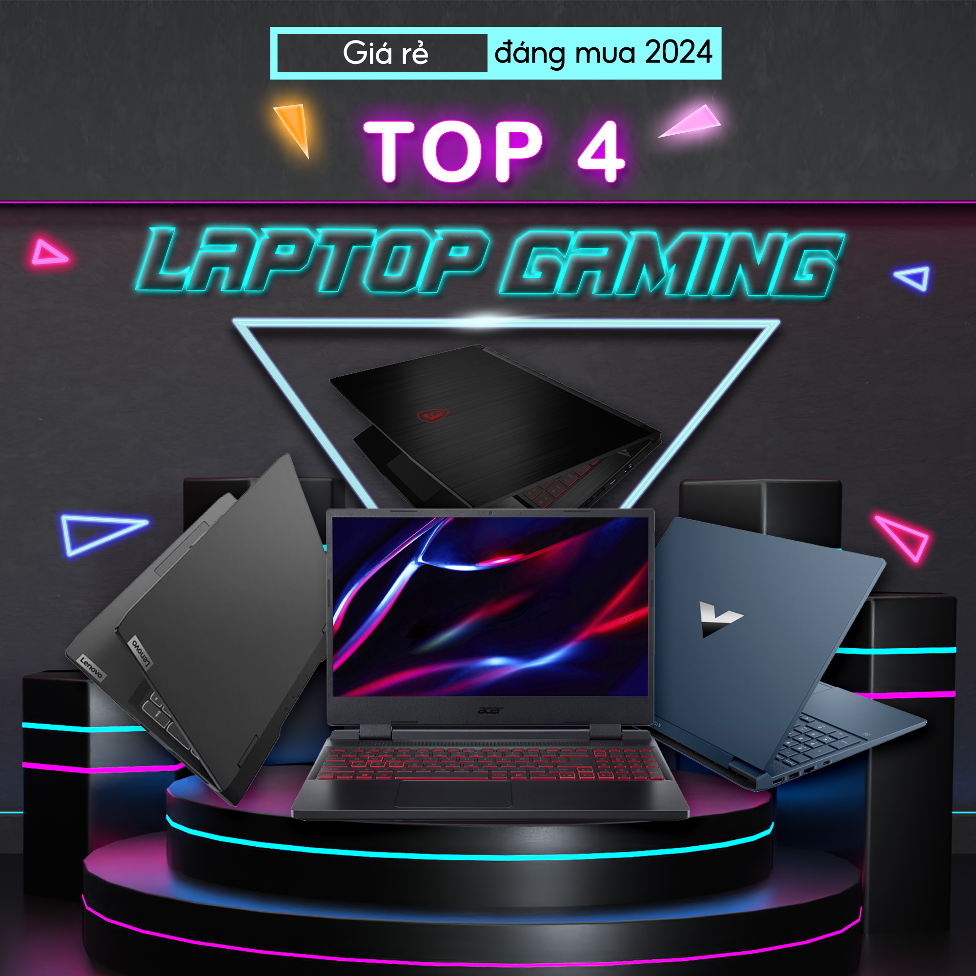 Top 04 Laptop Gaming Giá Rẻ Đáng Mua 2024